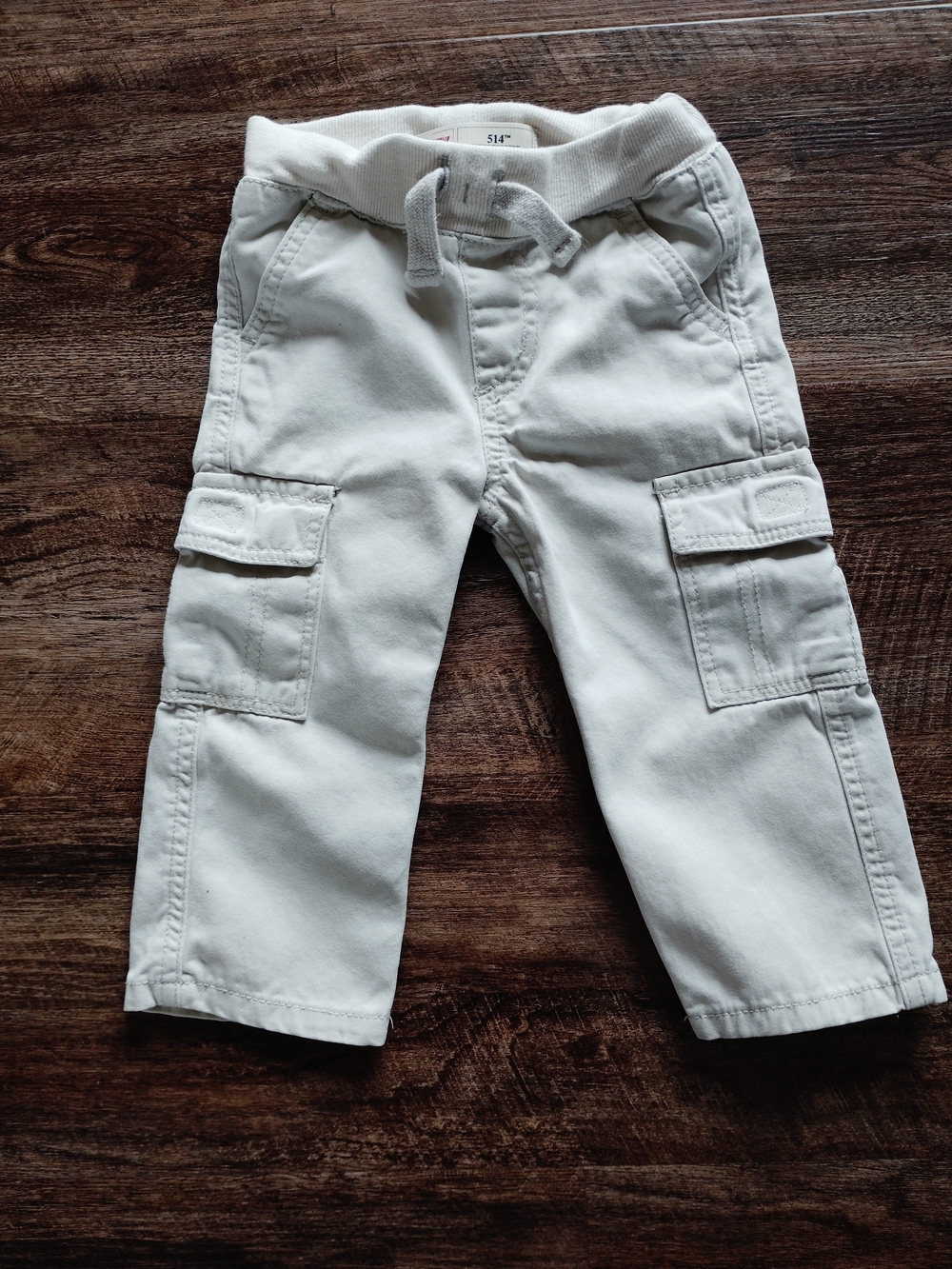 Levi's Cream Cargo Pants for Kids